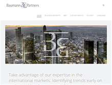 Tablet Screenshot of baumannandpartners.lu